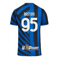 Fotballdrakt Herre Inter Milan Alessandro Bastoni #95 Hjemmedrakt 2024-25 Kortermet